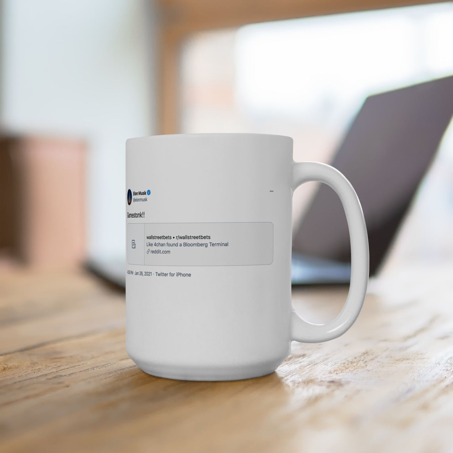 GME- Coffee Cup Gamestonk!! 11oz, 15oz