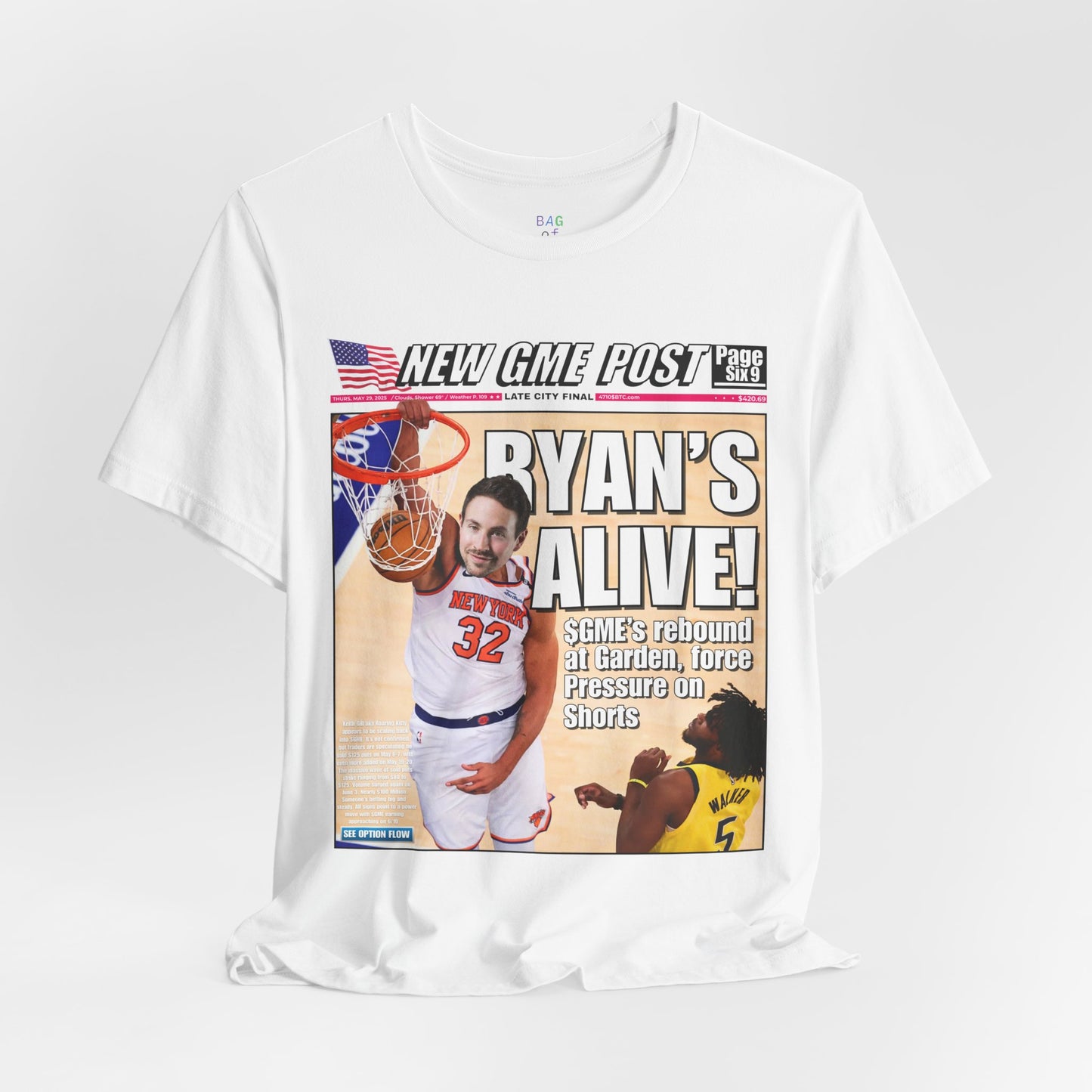 GME - Ryan Cohen Short Sleeve T-Shirt