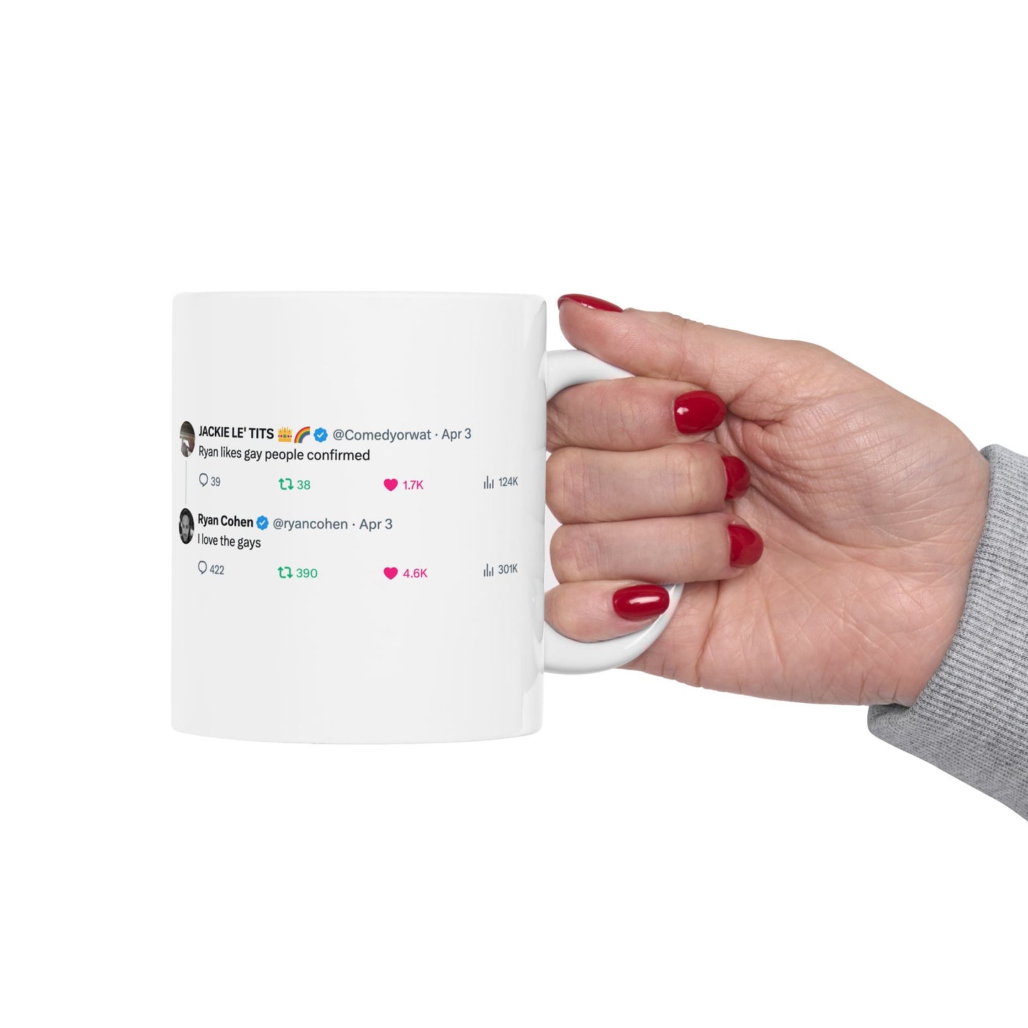 GME- Coffee Cup "I Love the Gays" 11oz, 15oz