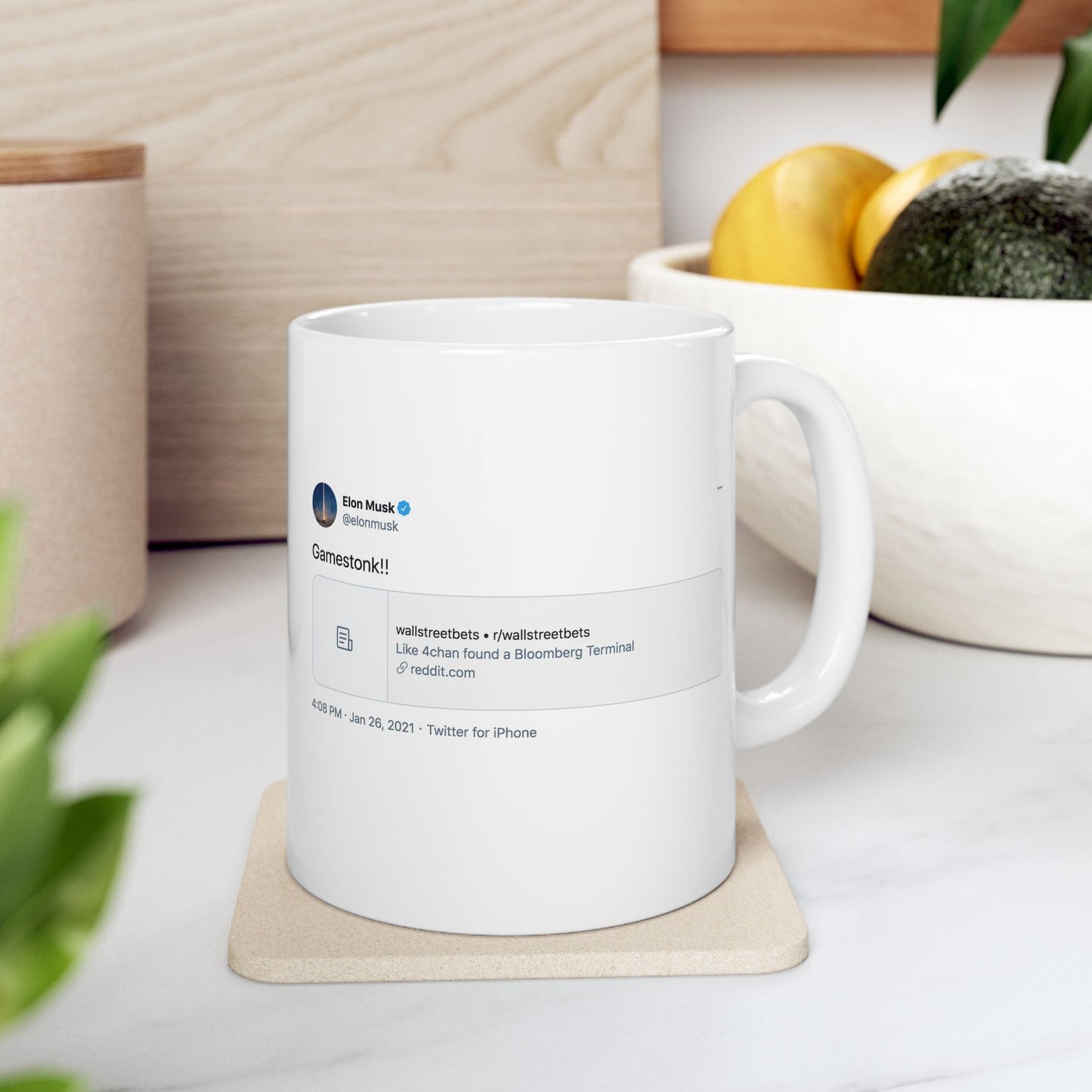 GME- Coffee Cup Gamestonk!! 11oz, 15oz