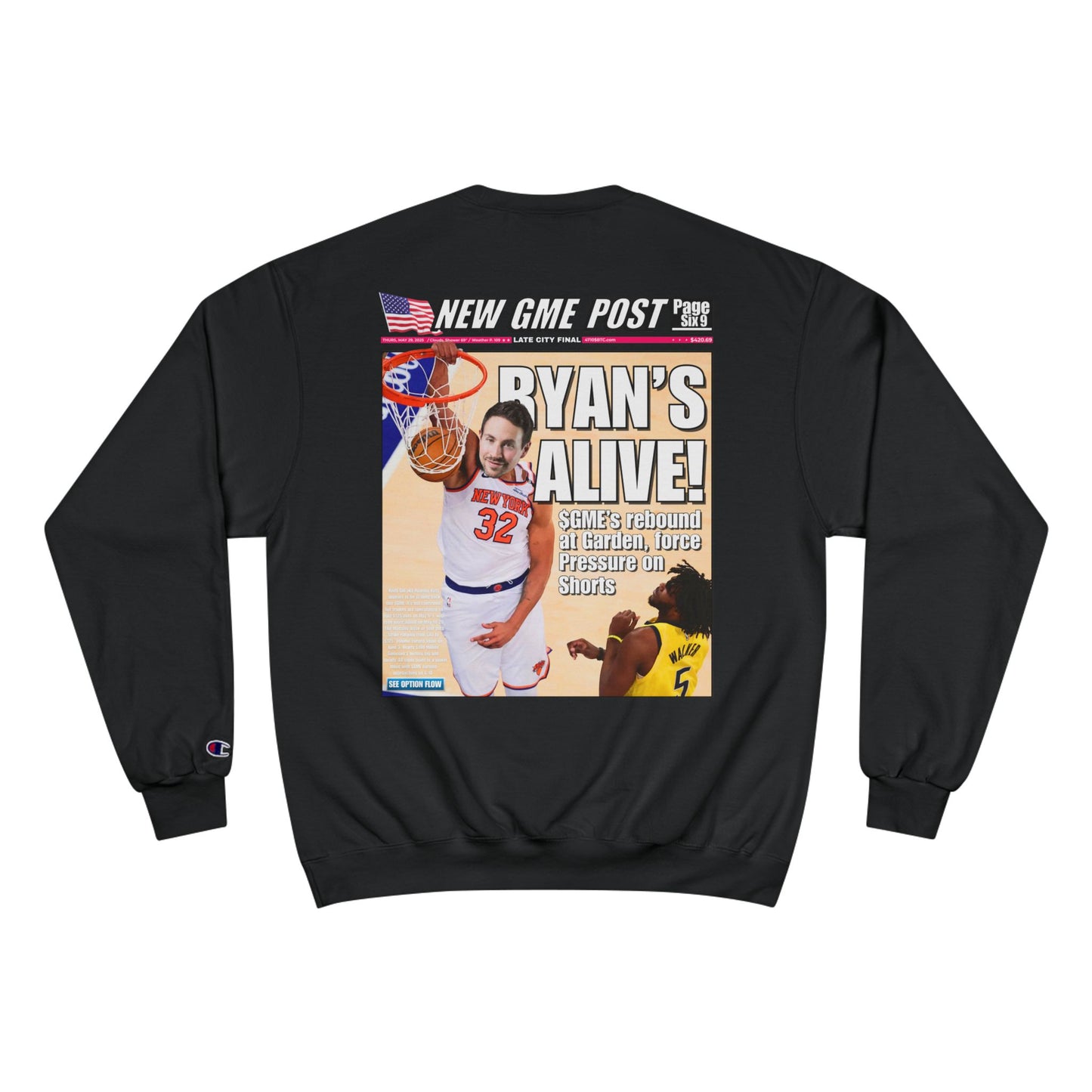 GME - Ryan Cohen Champion Sweatshirt