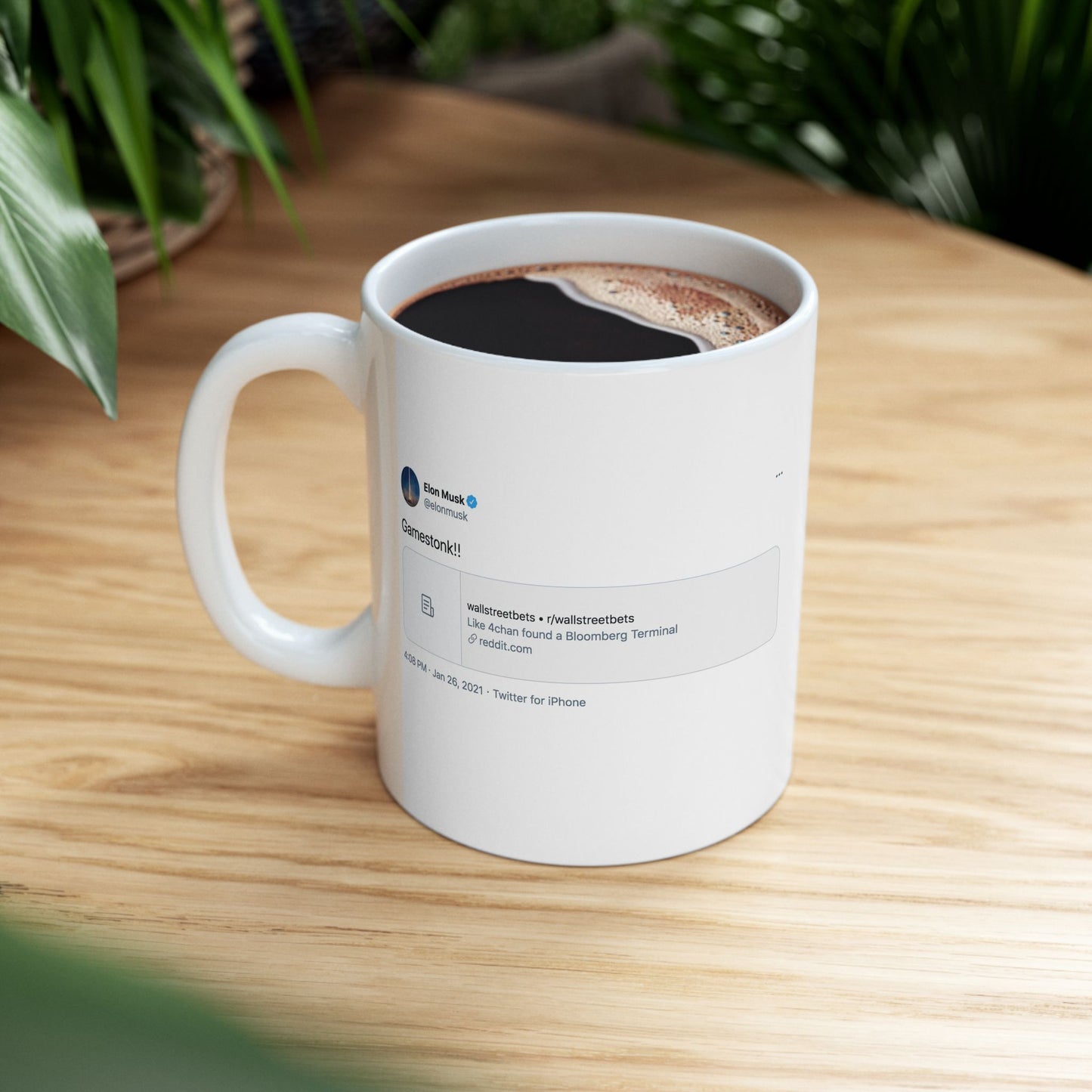 GME- Coffee Cup Gamestonk!! 11oz, 15oz