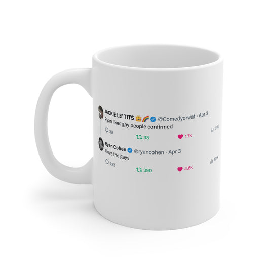 GME- Coffee Cup "I Love the Gays" 11oz CA
