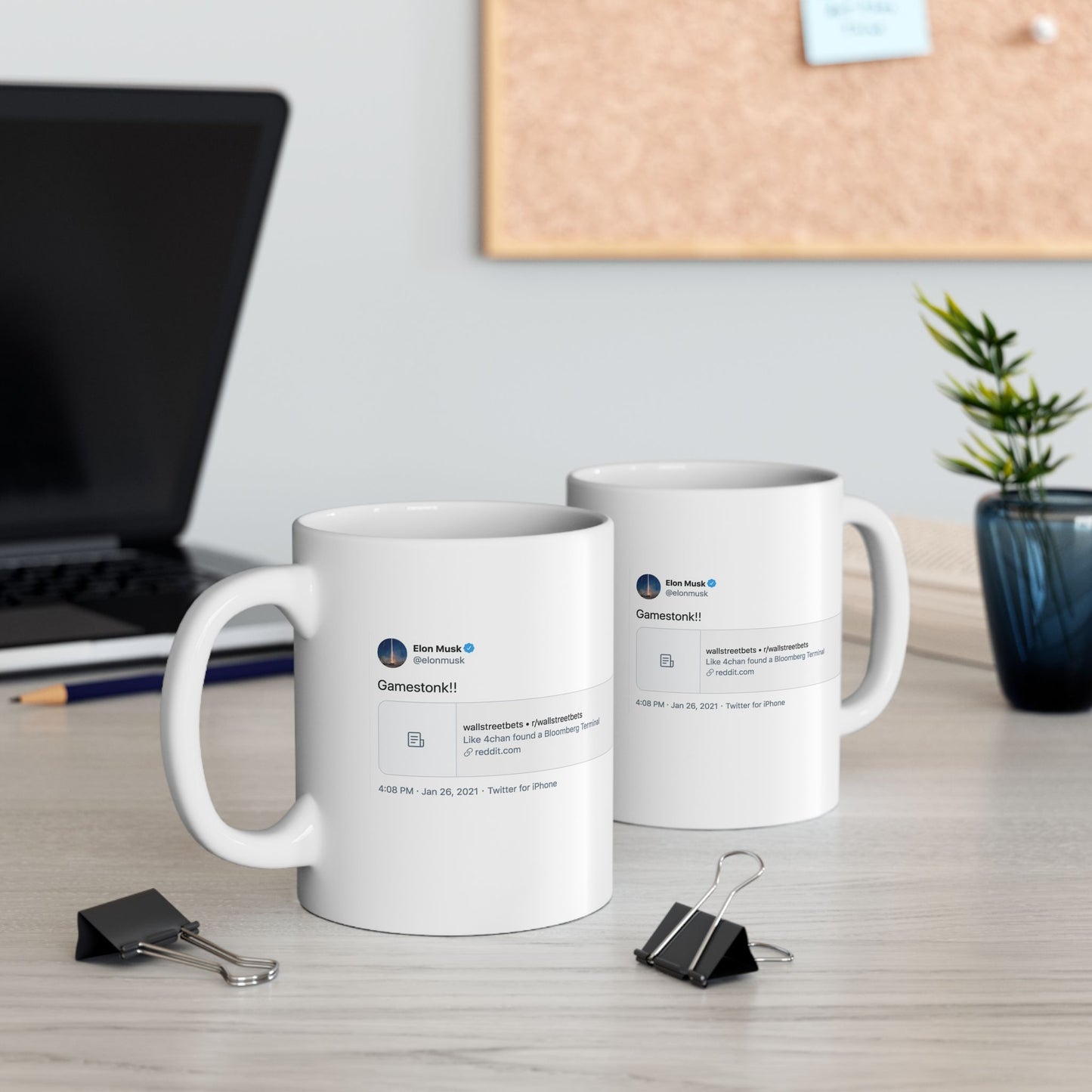 GME- Coffee Cup Gamestonk!! 11oz, 15oz