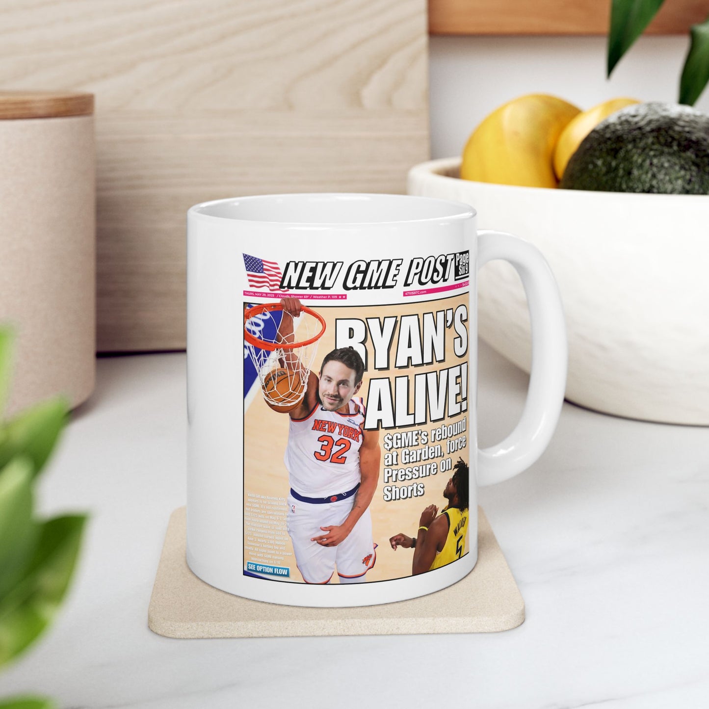 GME - Ryan Cohen Coffee Cup 11oz, 15oz