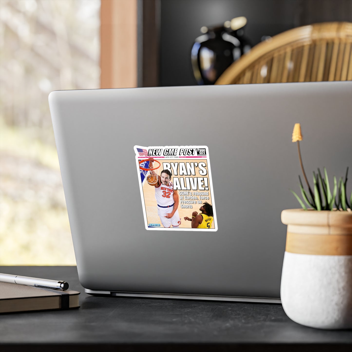 GME - Ryan Cohen Timeline Kiss-Cut Sticker