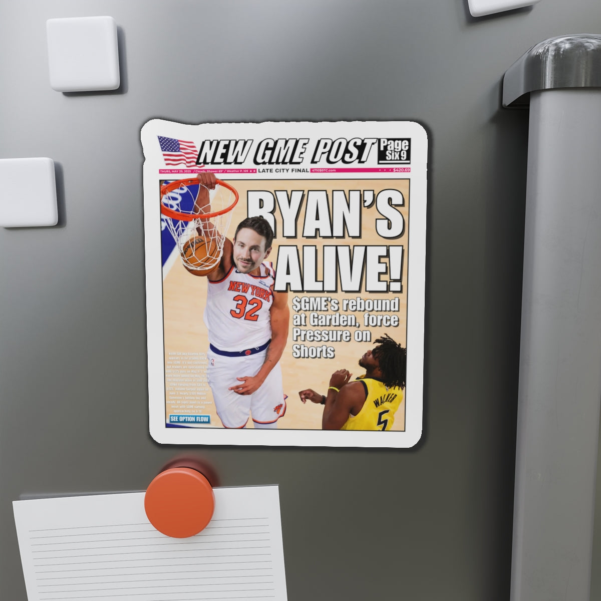 GME - Ryan Cohen Magnet 6x6