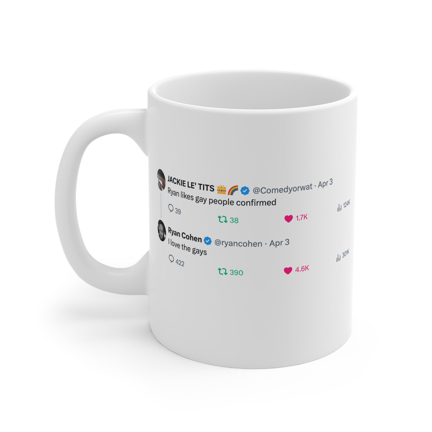 GME- Coffee Cup "I Love the Gays" 11oz CA