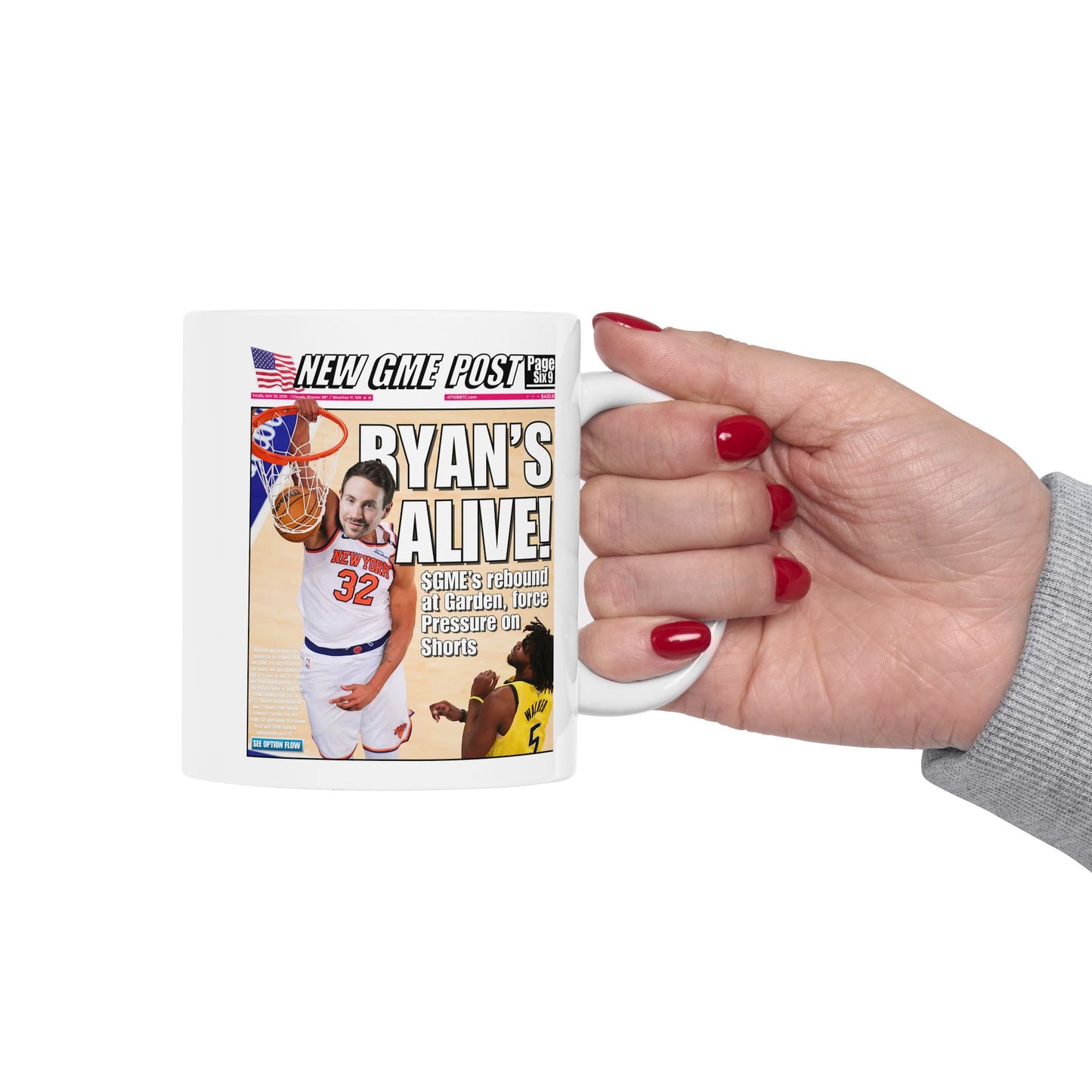 GME - Ryan Cohen Coffee Cup 11oz, 15oz